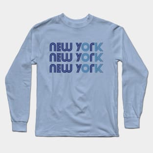 new york city lettering Long Sleeve T-Shirt